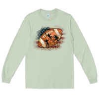 Matcha American Football Flag Players Long Sleeve Tee - CowCowDesign