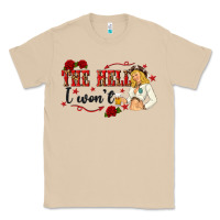 Mushroom the hell i wont with sassy pinup cowgirl Classic Tee - texasbilliewilder
