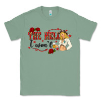 Sage the hell i wont with sassy pinup cowgirl Classic Tee - texasbilliewilder