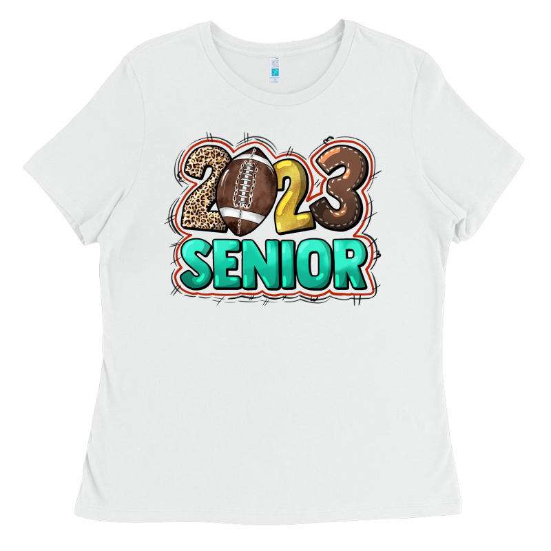 2023 Senior Football Ladies Tee by NancyCooperArtShop | Teevron