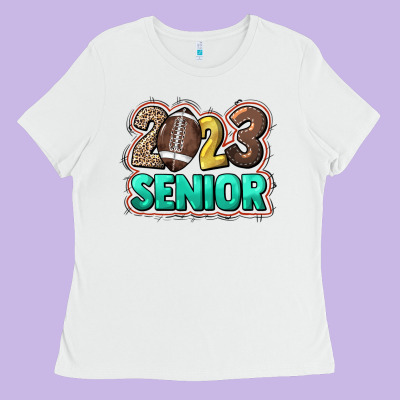 2023 Senior Football Ladies Tee Designed By Nancycooperartshop