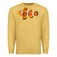 Antique Gold clown fish side Premium Sweatshirt - BarkalooDesign