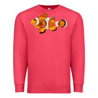 Cardinal clown fish side Premium Sweatshirt - BarkalooDesign