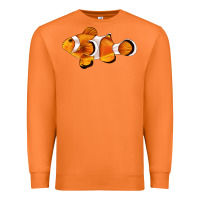 Carrot clown fish side Premium Sweatshirt - BarkalooDesign