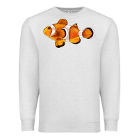 Oatmeal Heather clown fish side Premium Sweatshirt - BarkalooDesign