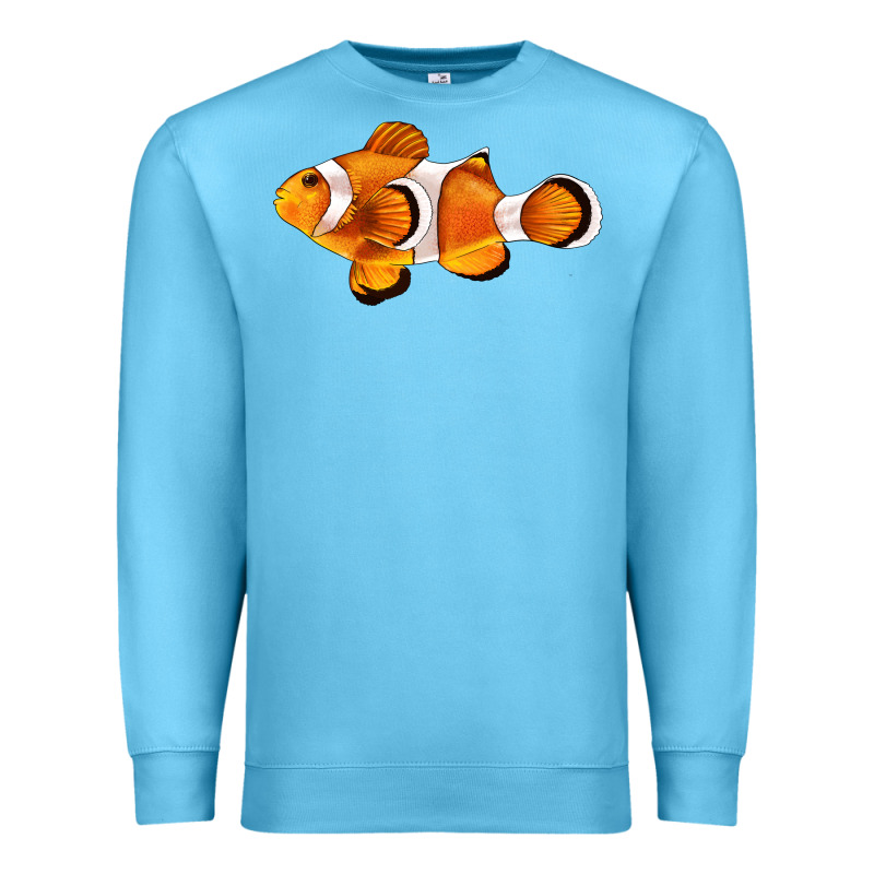 Clown Fish Side Premium Sweatshirt by BarkalooDesign | Teevron