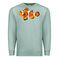 Seafoam clown fish side Premium Sweatshirt - BarkalooDesign