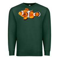 Sports Green clown fish side Premium Sweatshirt - BarkalooDesign