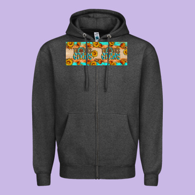 Thanksgiving Zipper Hoodie Designed By Artiststas