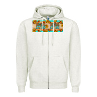 Oatmeal Heather Thanksgiving Zipper Hoodie - Artiststas