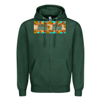 Sports Green Thanksgiving Zipper Hoodie - Artiststas
