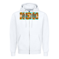 White Thanksgiving Zipper Hoodie - Artiststas
