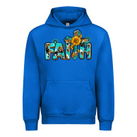 Cobalt faith with cross ado Urban Hoodie - AdoDesignShop