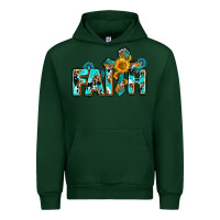 Forest Green faith with cross ado Urban Hoodie - AdoDesignShop