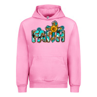 Fuchsia Pink faith with cross ado Urban Hoodie - AdoDesignShop
