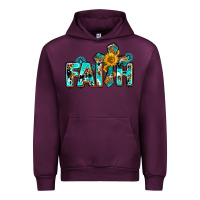Mauve Wine faith with cross ado Urban Hoodie - AdoDesignShop