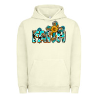 Pigment Pistachio faith with cross ado Urban Hoodie - AdoDesignShop