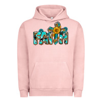 Pigment Salmon faith with cross ado Urban Hoodie - AdoDesignShop