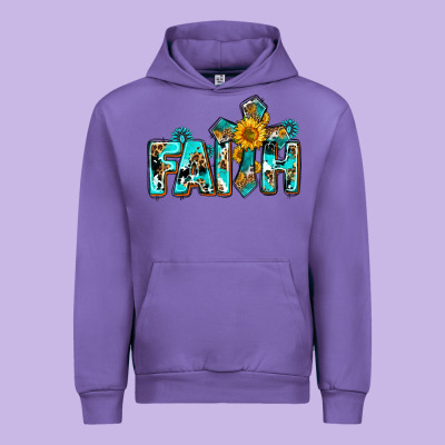Faith With Cross Ado Urban Hoodie Designed By Adodesignshop