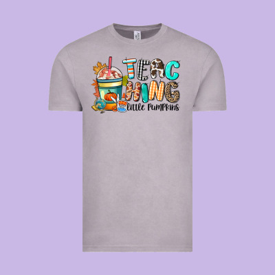 Teaching Little Pumpkins Vintage Tee Designed By Cowgirlartshop