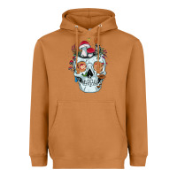 Meerkat halloween skull collector mushrooms flowers and butterflies sweatshirt Heavyweight Hoodie - trangStudio
