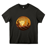 Asphalt Desert Cactus Sunset Volleyball Heavy Core Tee - Bettercallsaul