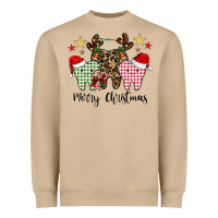 Mushroom merry christmas tooth Heavyweight Sweatshirt - CowhideDigitalArt