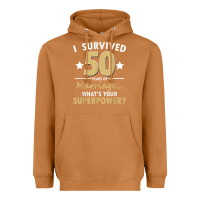 Meerkat 50 years of marriage superpower 50th wedding anniversary Heavyweight Hoodie - trangStudio