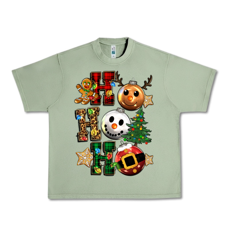 Ho Ho Ho Christmas Urban Heavy Tee by CowGirlArtShop | Teevron