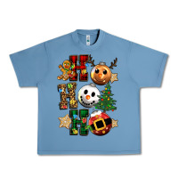 Pebble Blue ho ho ho christmas Urban Heavy Tee - CowGirlArtShop