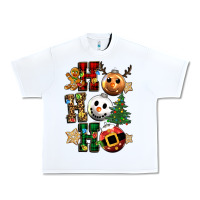 White ho ho ho christmas Urban Heavy Tee - CowGirlArtShop