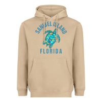Mushroom sanibel island beach design  sea turtle illustration gift pullover hoo Heavyweight Hoodie - trangStudio