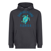 Smoke sanibel island beach design  sea turtle illustration gift pullover hoo Heavyweight Hoodie - trangStudio