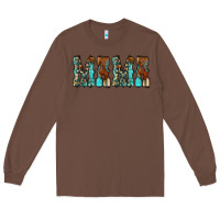 Chestnut Mama Turquoise Tooled Long Sleeve Tee - CowCowDesign