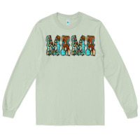 Matcha Mama Turquoise Tooled Long Sleeve Tee - CowCowDesign