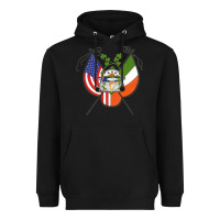 Black Ancient Order of Hibernians Premium Heavyweight Hoodie - trangStudio