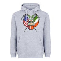 Heather Grey Ancient Order of Hibernians Premium Heavyweight Hoodie - trangStudio