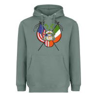 Sage Ancient Order of Hibernians Premium Heavyweight Hoodie - trangStudio