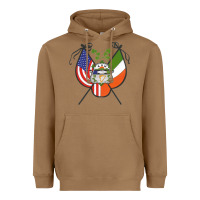 Toasted Coconut Ancient Order of Hibernians Premium Heavyweight Hoodie - trangStudio