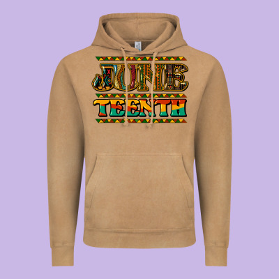 Juneteenth Vintage Hoodie Designed By Howdyjamesfarm