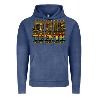 Vintage Denim Juneteenth Vintage Hoodie - HowdyJamesFarm