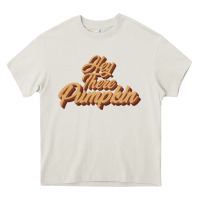 Cream hey there pumpkin Heavy Core Tee - JahusDesignShop
