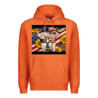Carrot Western 4th Of July Lama Premium Hoodie - LillyAllenDesigns