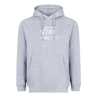 Heather Grey 17 year old gift boys girls funny 17th birthday gifts math Heavyweight Hoodie - trangStudio
