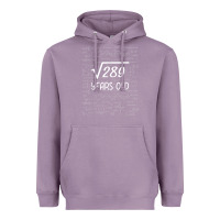 Lavender 17 year old gift boys girls funny 17th birthday gifts math Heavyweight Hoodie - trangStudio