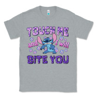 Heather Grey touch me and i will bite you Classic Tee - texasbilliewilder