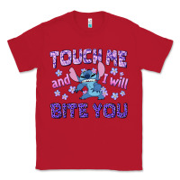 Red touch me and i will bite you Classic Tee - texasbilliewilder