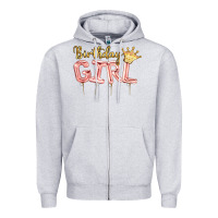 Heather Grey Birthday girl balloon Zipper Hoodie - Artiststas
