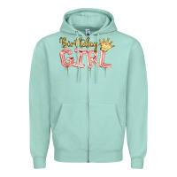 Seafoam Birthday girl balloon Zipper Hoodie - Artiststas