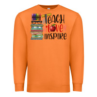 Carrot teach love inspire Premium Sweatshirt - BarkalooDesign